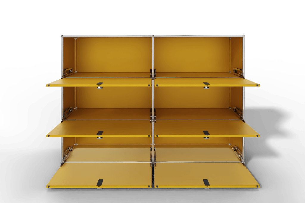 USM Haller Highboard, mit 6 Klapptüren, von Paul Schärer & Fritz Haller Produktbild