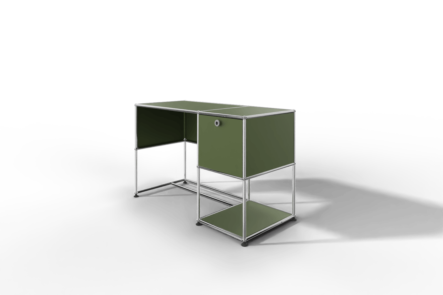 USM Haller Arbeitsplatz mit Klapptüre Produktbild