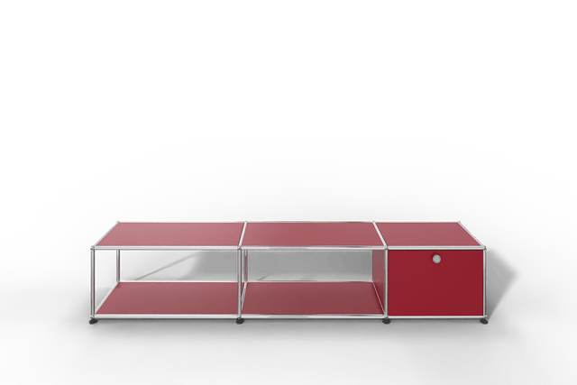 USM Haller Lowboard, mit 1 Klapptüre, von Paul Schärer & Fritz Haller