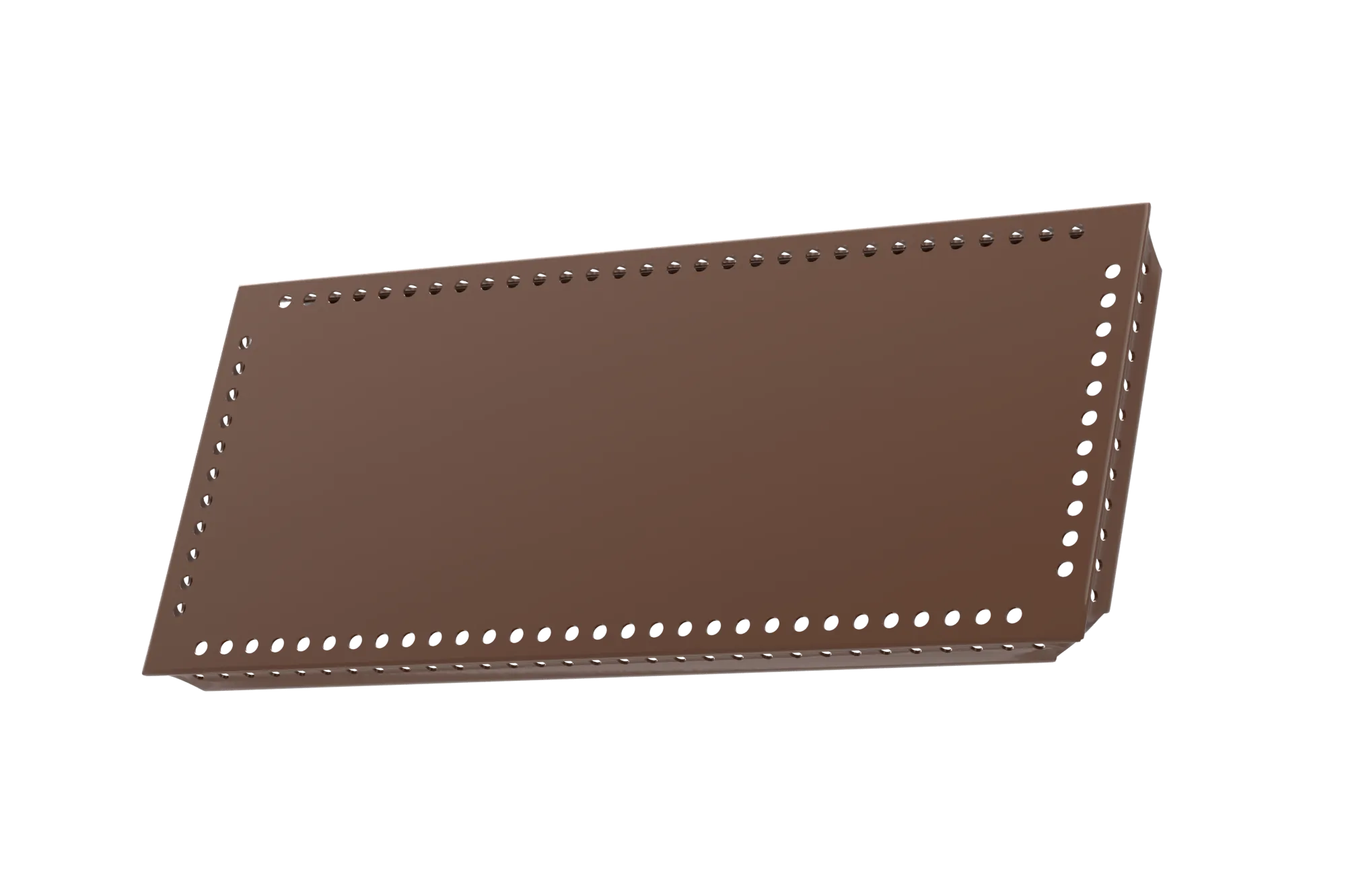 USM Haller Tablar Gelocht Braun 150x350 Produktbild