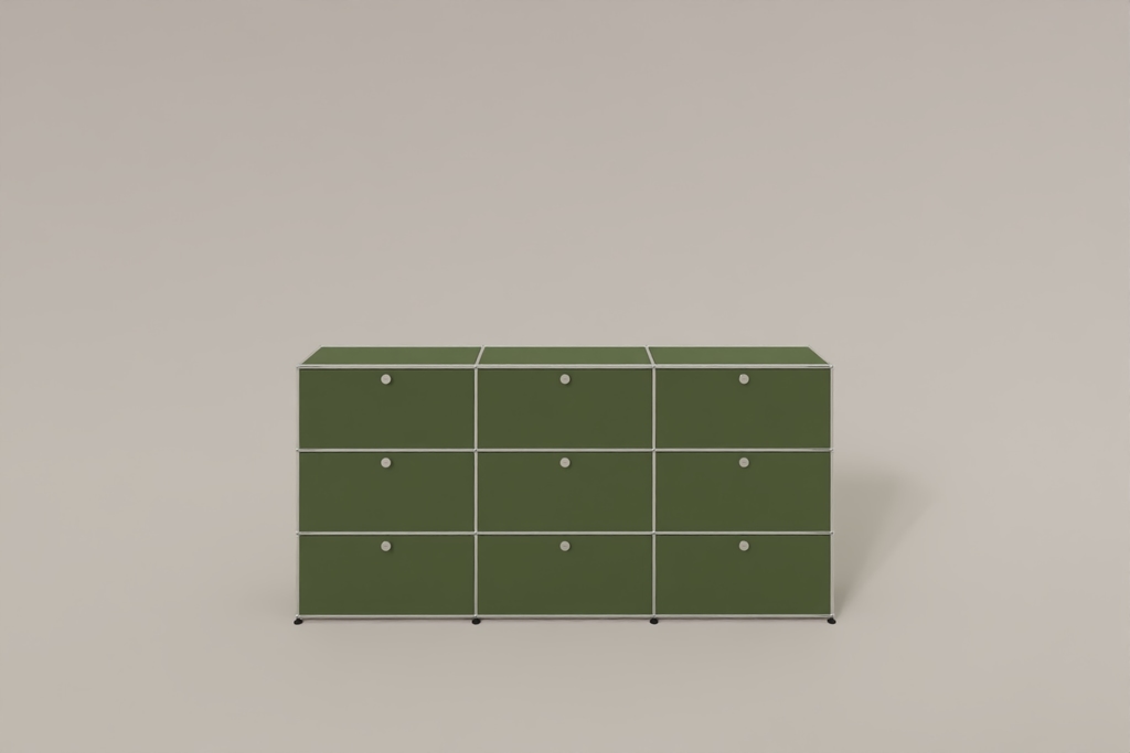 USM Haller Highboard mit 9 Klapptüren