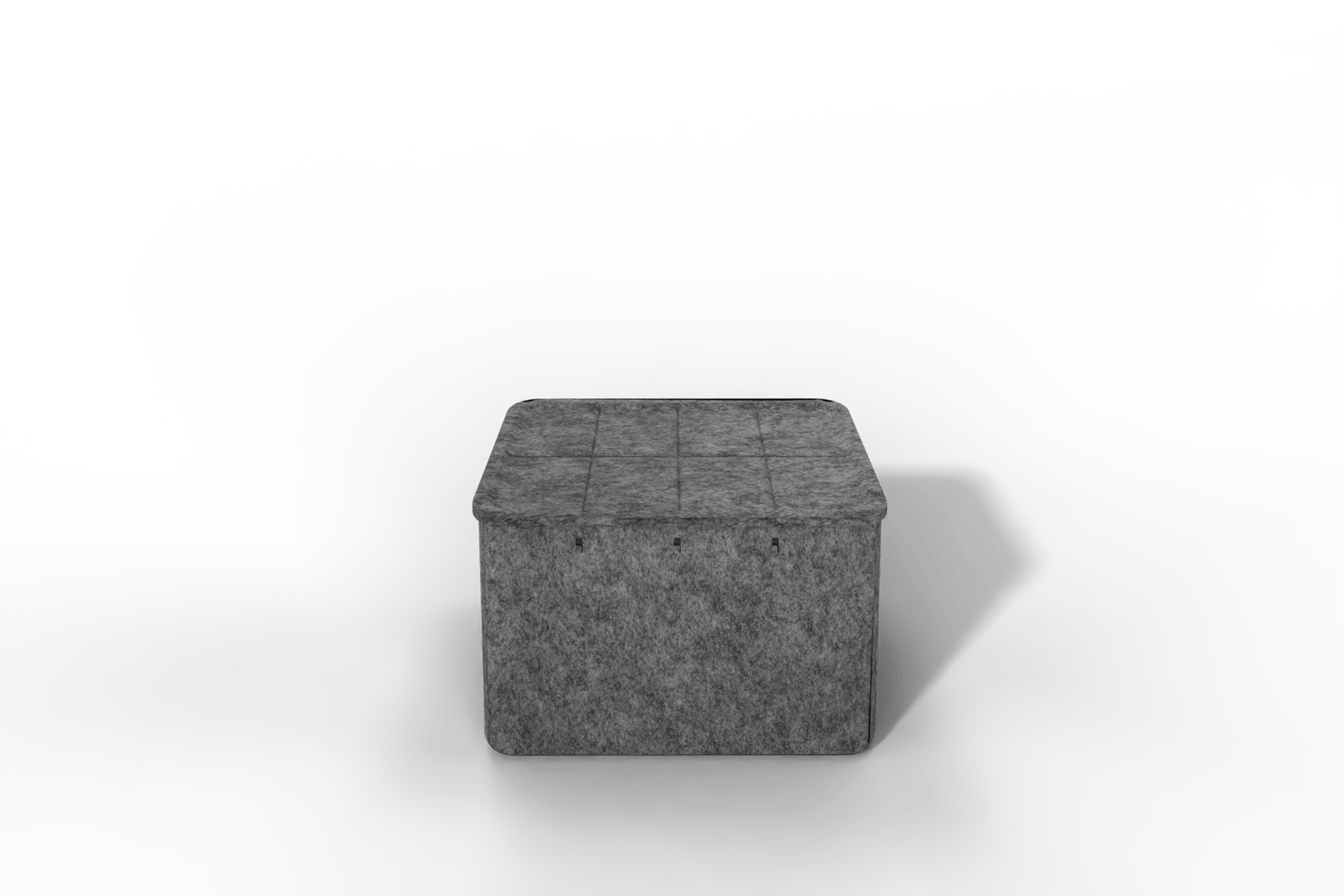 USM Inos Box hoch, 250 mit Tablett - wählbar in Anthrazit oder Hellgrau Produktbild