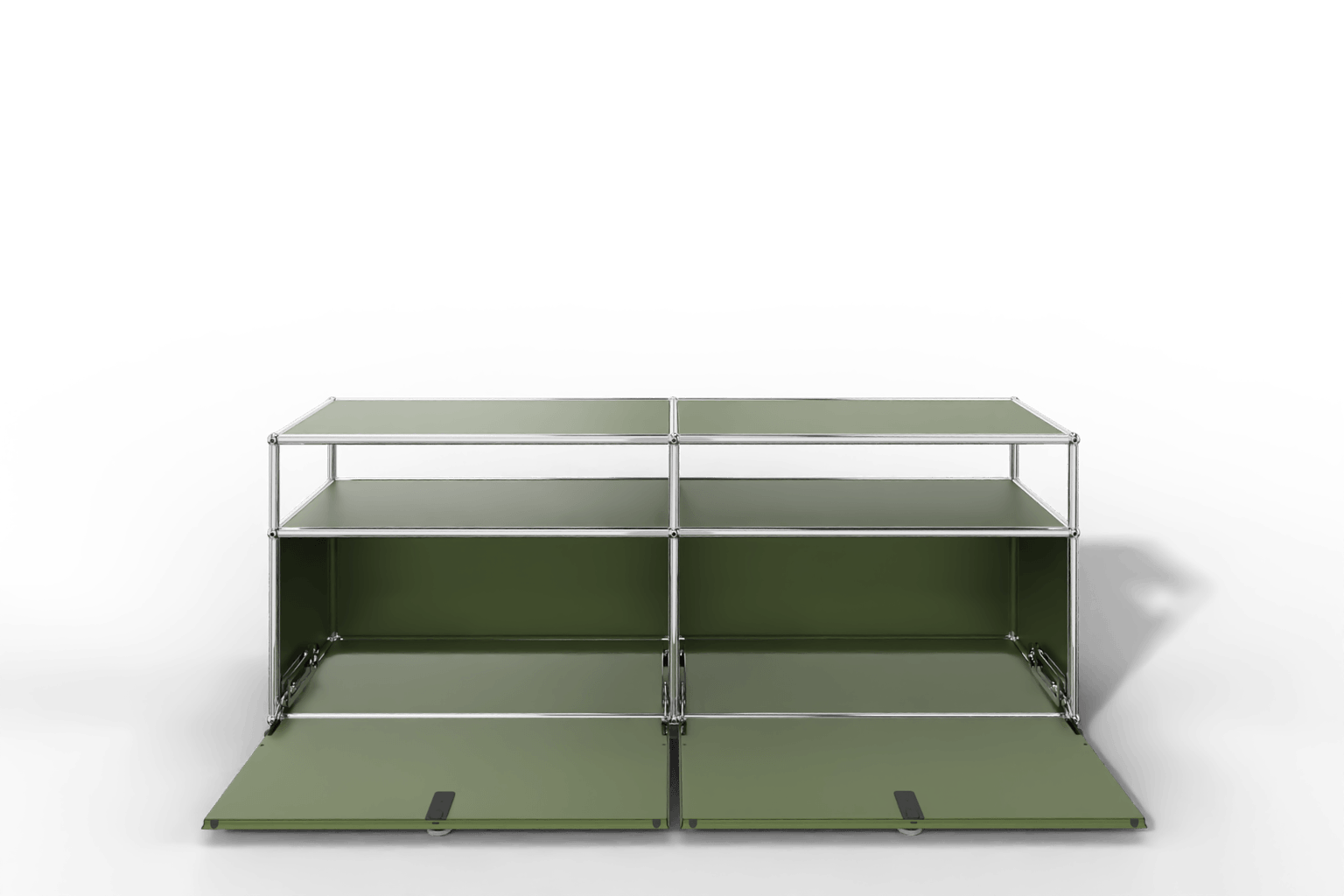 USM Haller Lowboard, mit 2 Klapptüren, von Paul Schärer & Fritz Haller Produktbild