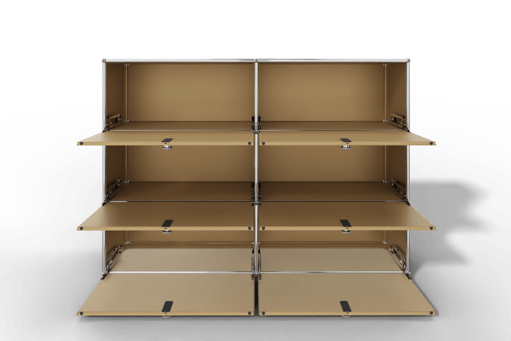 USM Haller Highboard, mit 6 Klapptüren, von Paul Schärer & Fritz Haller Produktbild