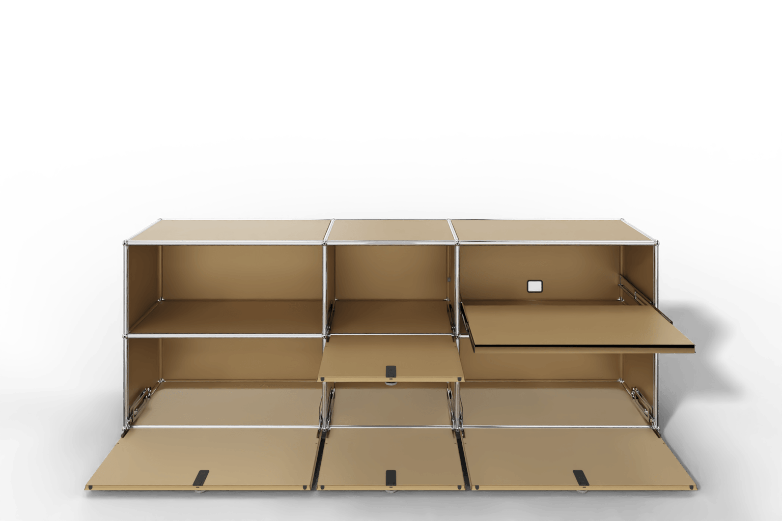 USM Haller Sideboard, 4 Klapptüren, 1 Ausziehtablar Produktbild