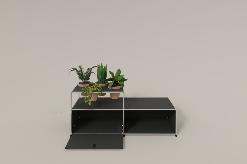 USM Haller Lowboard mit Pflanzeneinlage Produktbild