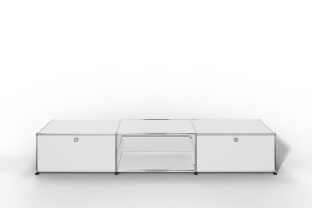 USM Haller TV-Lowboard mit offenem Mittelteil