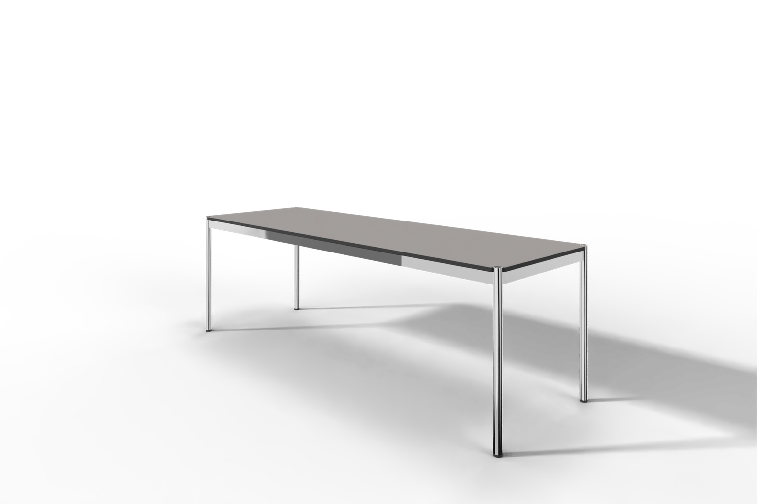USM Haller Tisch, Tiefe 750 mm, in Fenix, aus 3 Farben wählbar, Tischlänge wählbar Produktbild