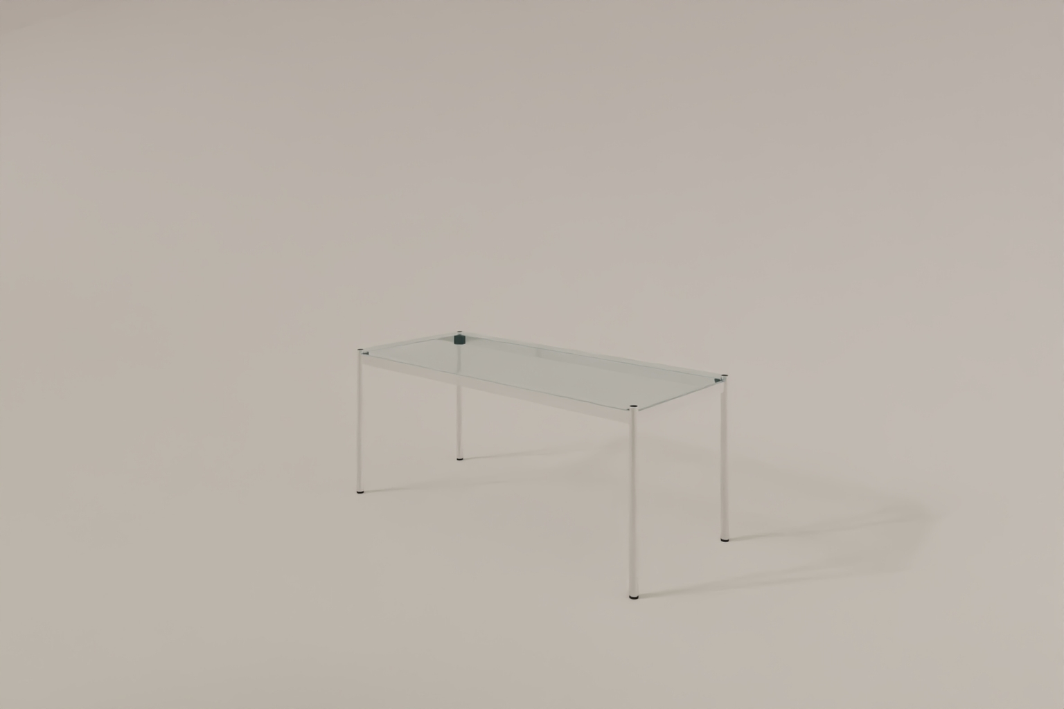USM Haller Glastisch, Tiefe 750 mm, Länge wählbar Produktbild