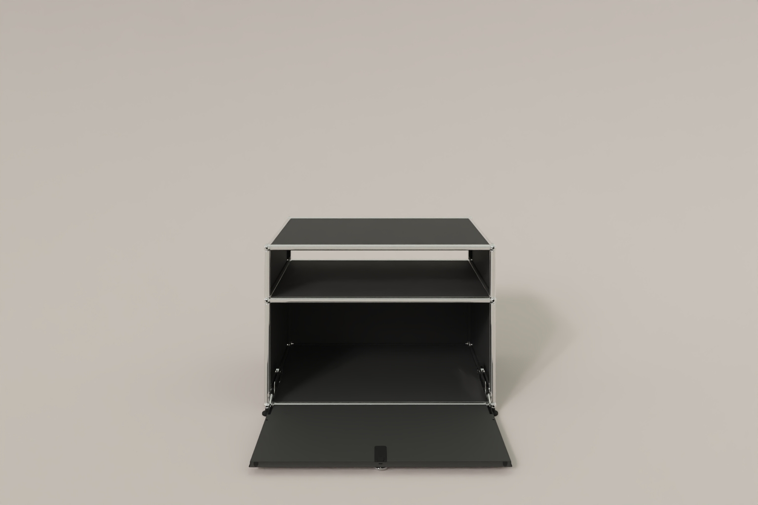 USM Haller TV-Lowboard klein mit einem offenen Fach Produktbild