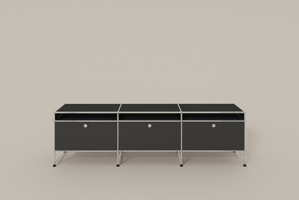 USM Haller TV-Lowboard, von Paul Schärer & Fritz Haller Produktbild