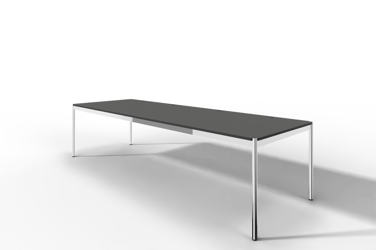 USM Haller Tisch Plus,Tiefe 1000 mm, Oberfläche Linoleum Produktbild
