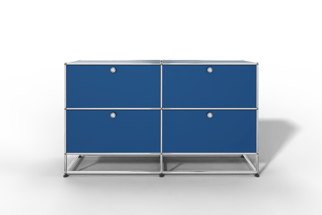 USM Haller Sideboard, mit 4 Klapptüren und Sockel von Paul Schärer & Fritz Haller