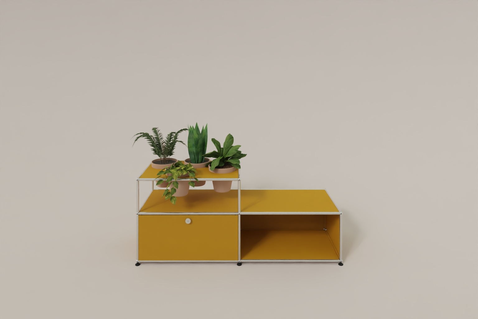 USM Haller Lowboard mit Pflanzeneinlage Produktbild