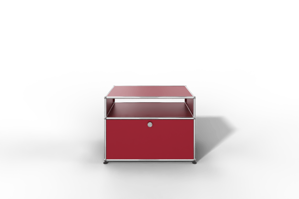 USM Haller TV-Lowboard klein mit einem offenen Fach