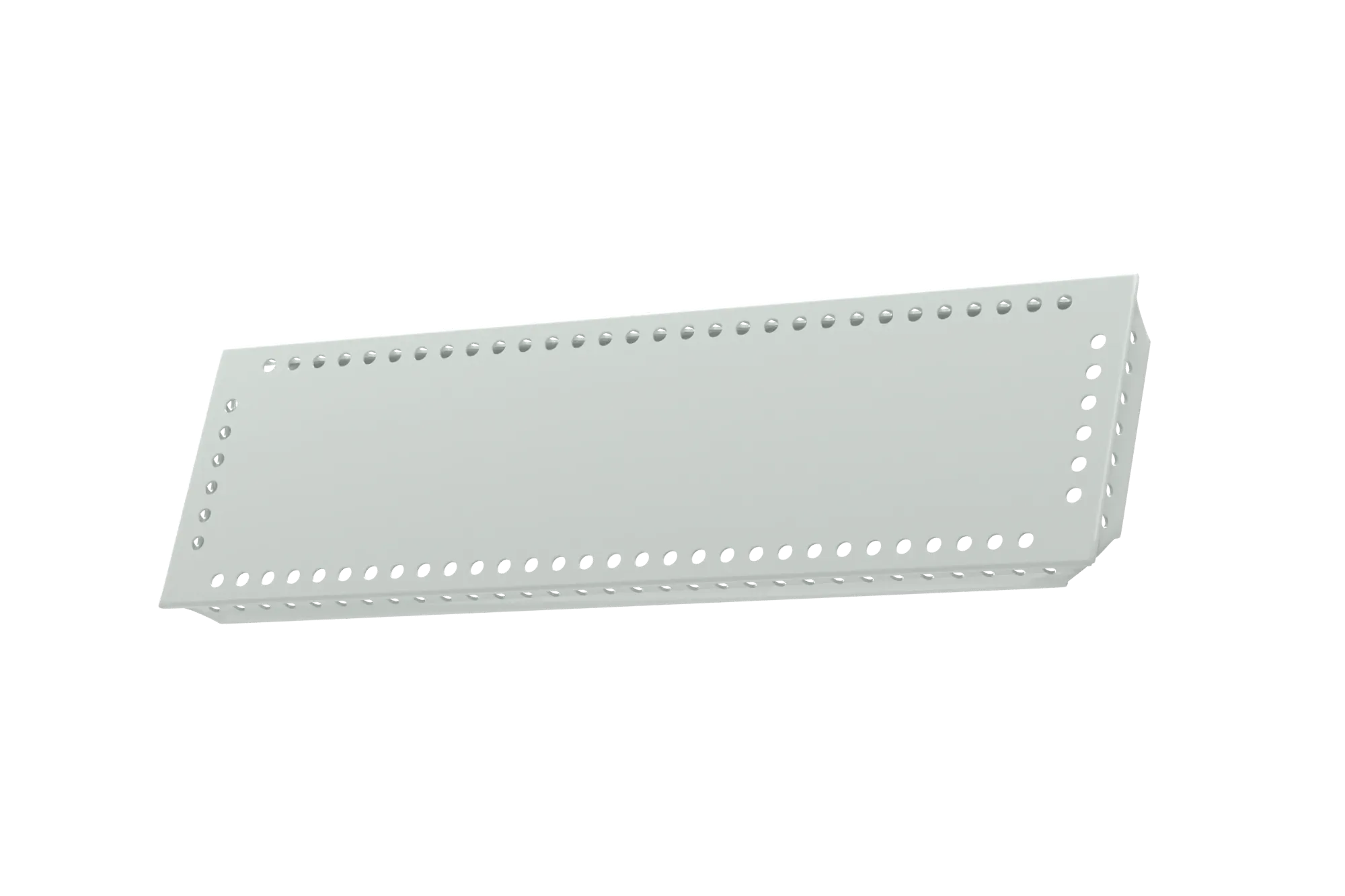 USM Haller Tablar Gelocht Lichtgrau 100x350 Produktbild