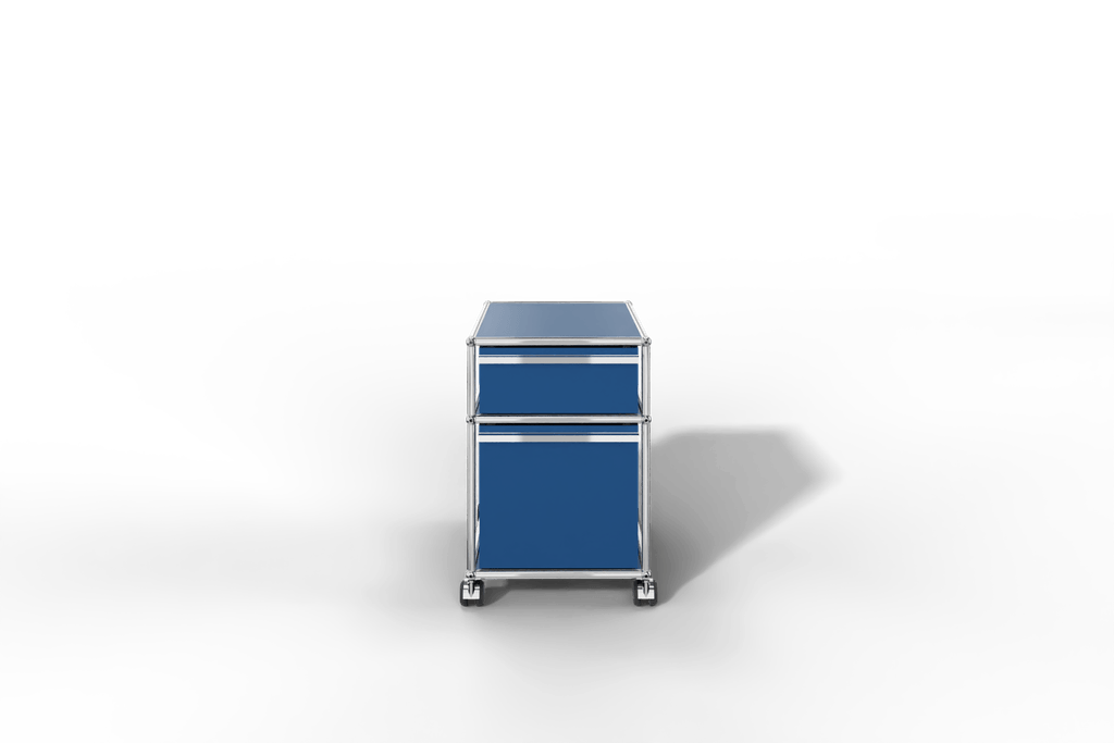 USM Haller Rollcontainer mit Hängeregistratur, wahlweise abschließbar. 14 Farben konfigurierbar. Produktbild