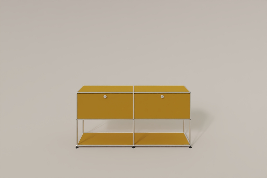 USM Haller Sideboard, 2 Klapptüren, untere Ebene offen Produktbild