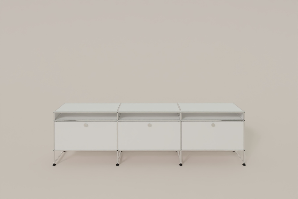 USM Haller TV-Lowboard, von Paul Schärer & Fritz Haller Produktbild