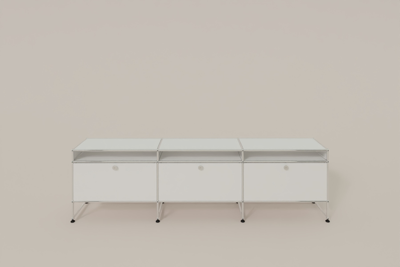 USM Haller TV-Lowboard, von Paul Schärer & Fritz Haller Produktbild