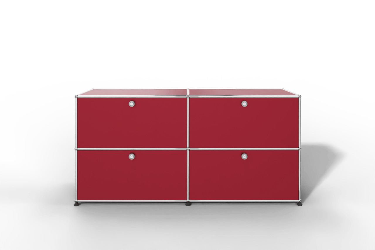 Farbe wählbar - USM Haller Sideboard, mit 4 Klapptüren Produktbild
