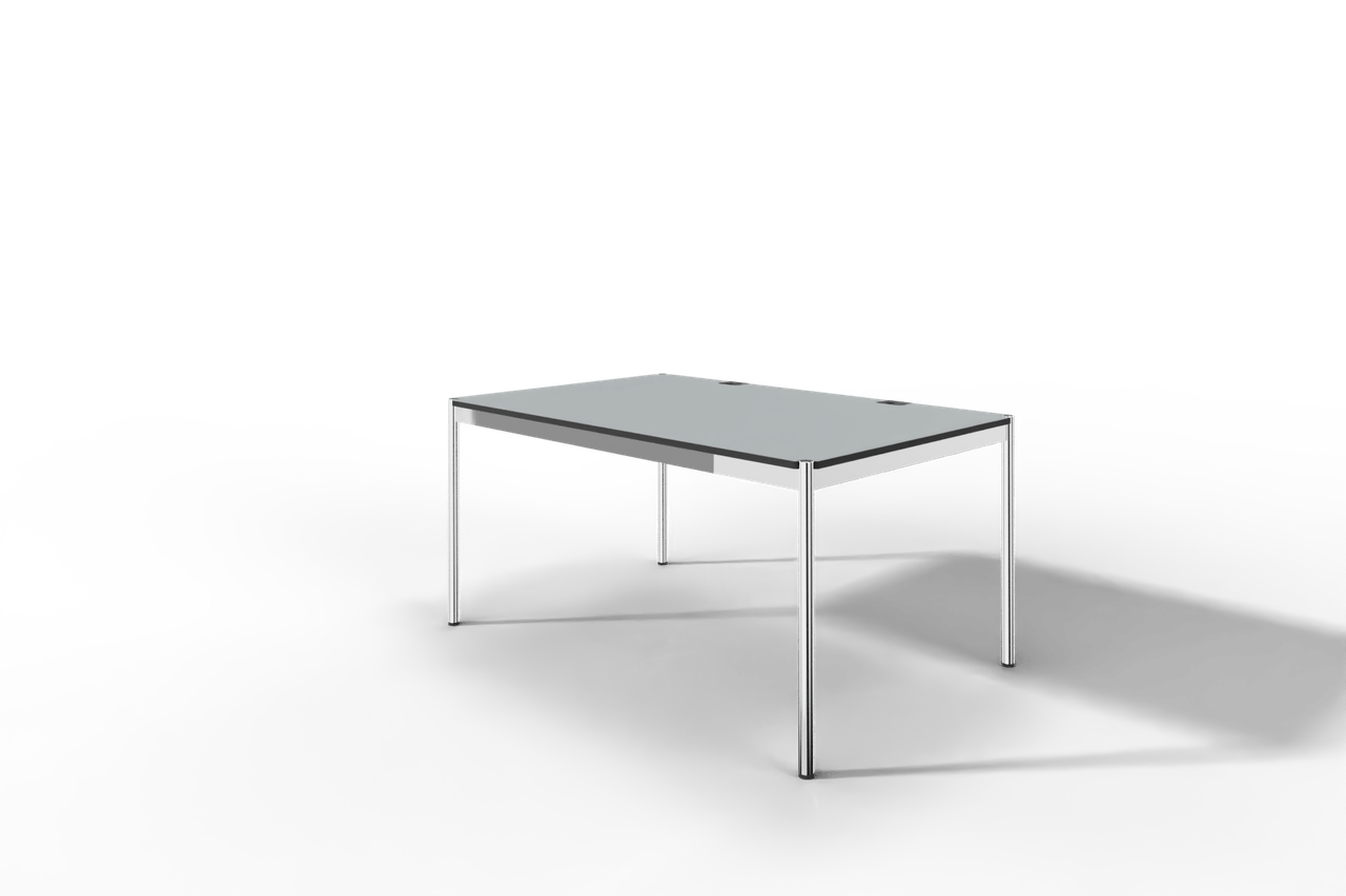 USM Haller Tisch Plus,Tiefe 1000 mm, Oberfläche Linoleum Produktbild