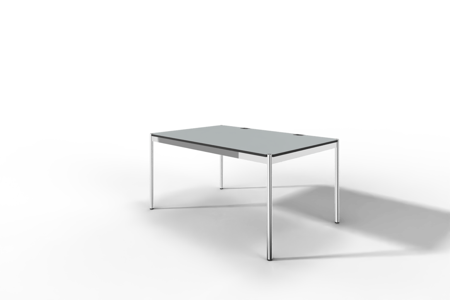 USM Haller Tisch Plus,Tiefe 1000 mm, Oberfläche Linoleum Produktbild