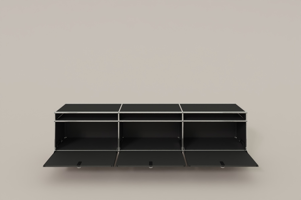 USM Haller TV-Lowboard, von Paul Schärer & Fritz Haller Produktbild