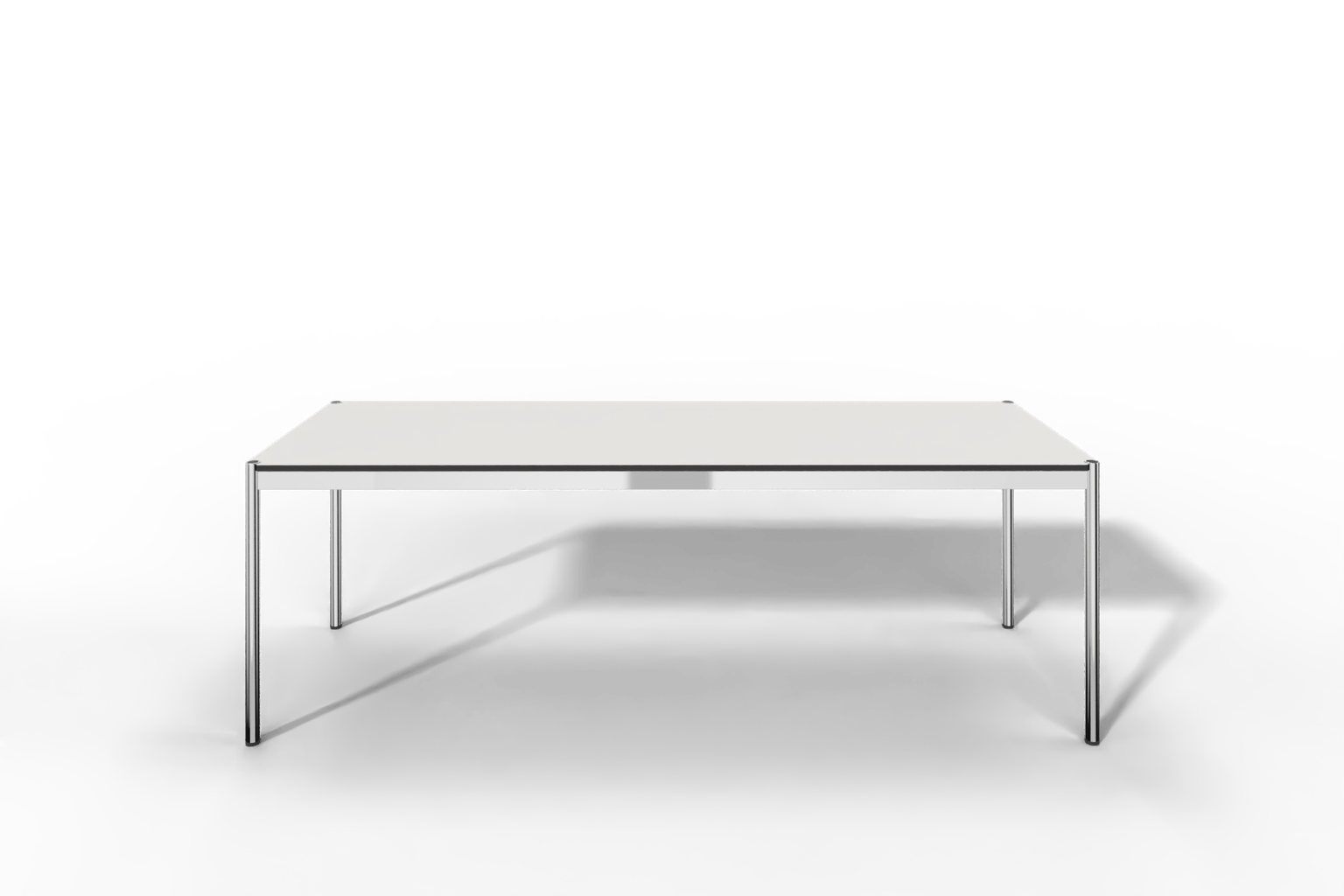 USM Haller Tisch, Tiefe 750 mm, in Fenix, aus 3 Farben wählbar, Tischlänge wählbar Produktbild