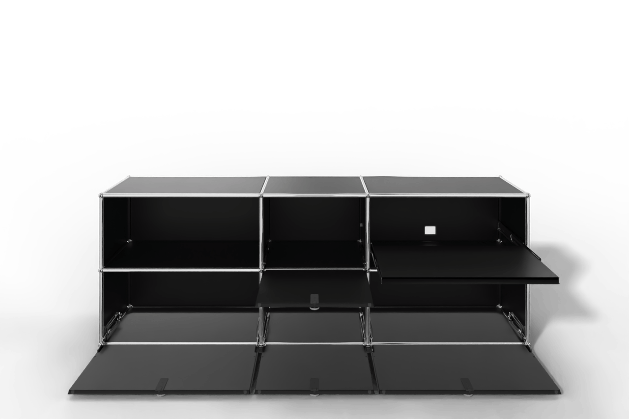 USM Haller Sideboard, 4 Klapptüren, 1 Ausziehtablar Produktbild