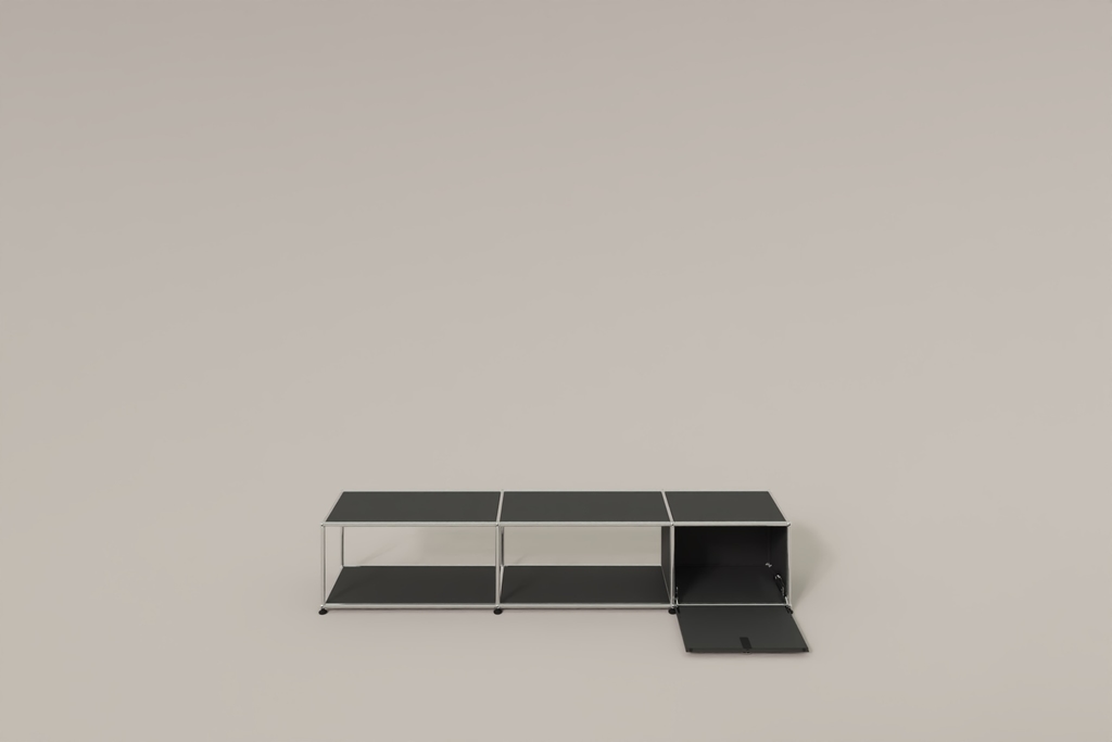 USM Haller Lowboard, mit 1 Klapptüre, von Paul Schärer & Fritz Haller Produktbild