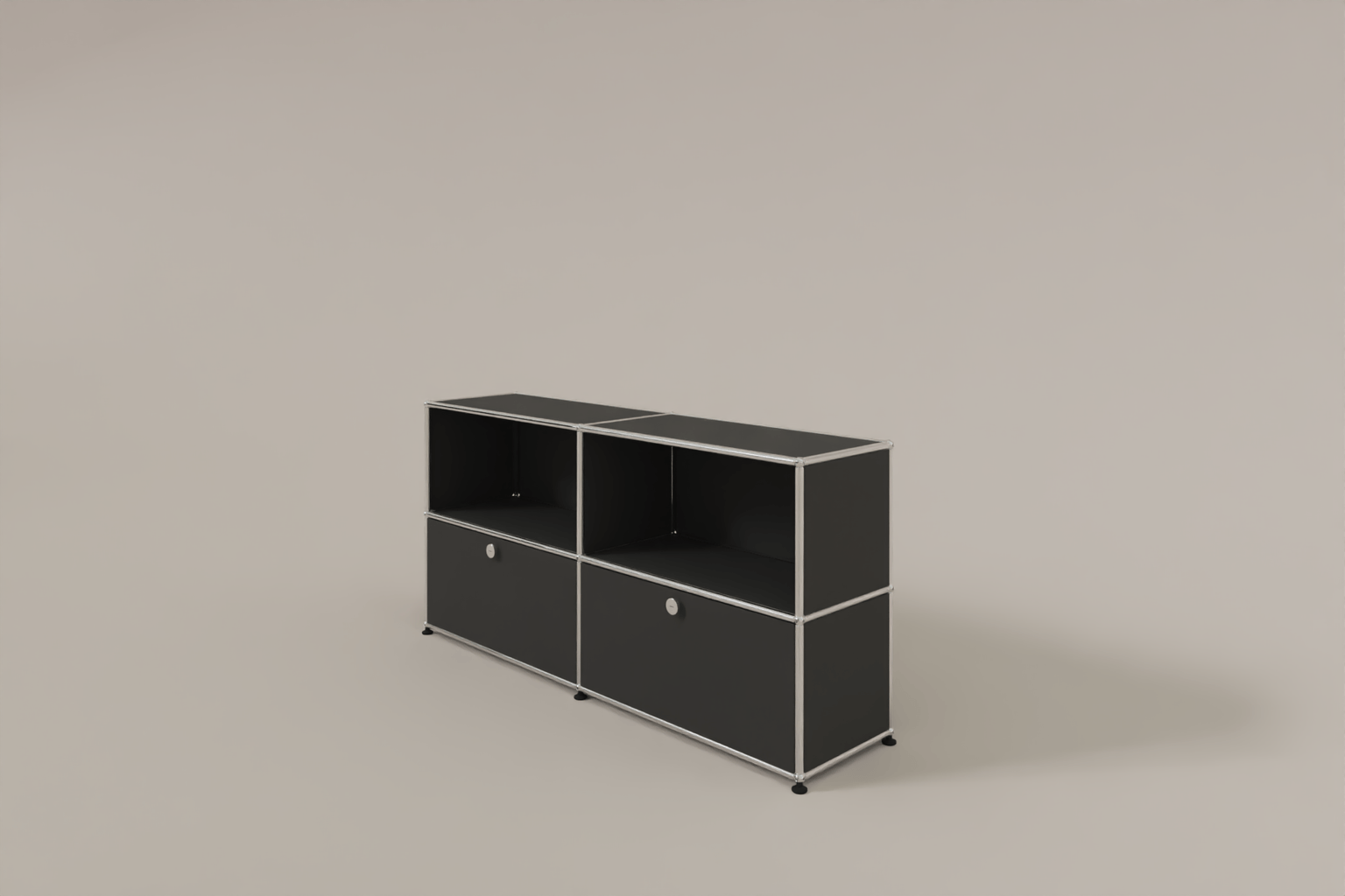USM Haller Sideboard mit 2 Klapptüren, von Paul Schärer & Fritz Haller Produktbild