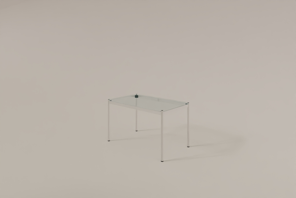 USM Haller Glastisch, Tiefe 750 mm, Länge wählbar Produktbild