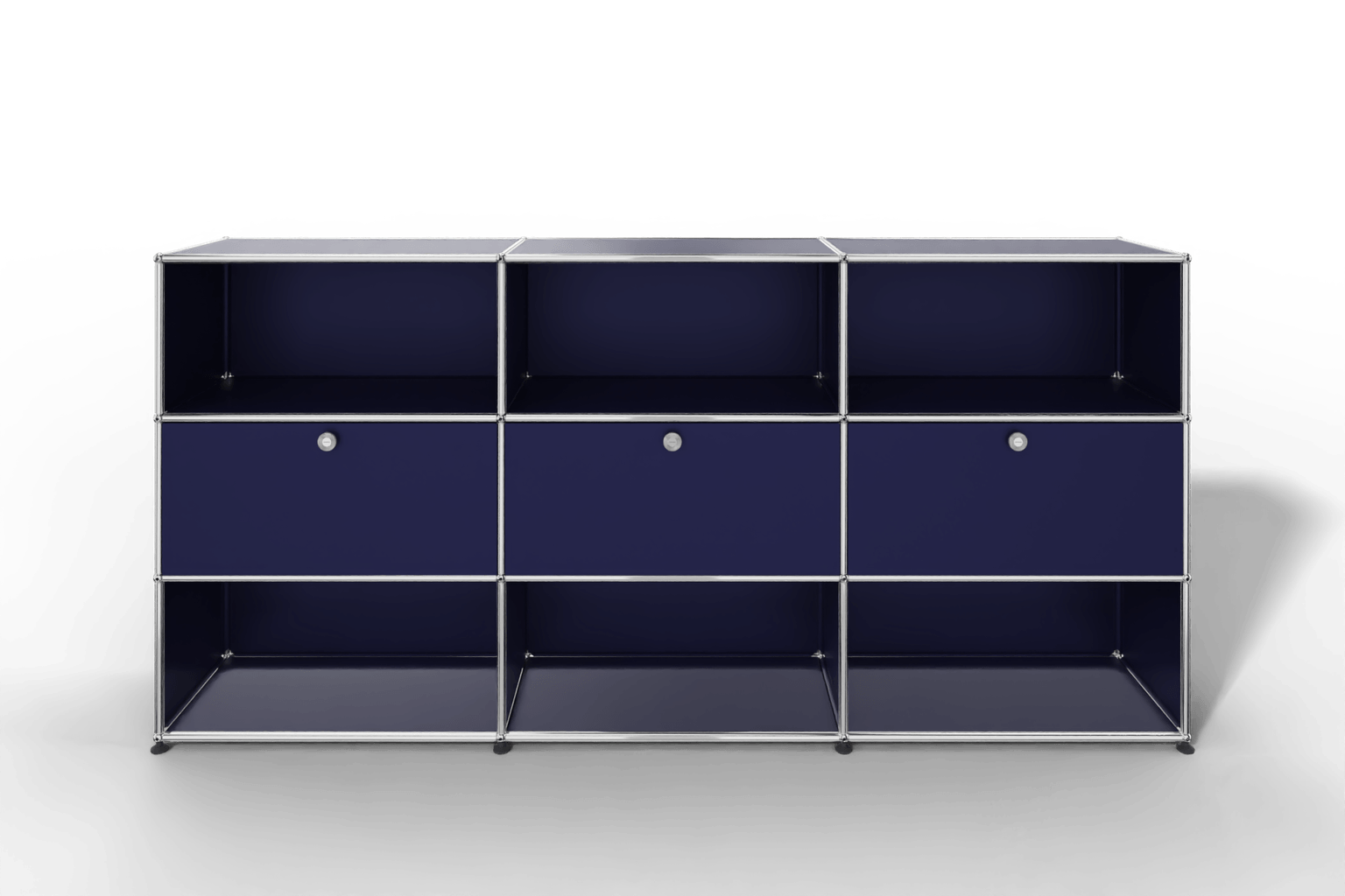 USM Haller Highboard mit 3 Klapptüren und 6 offenen Fächern Produktbild