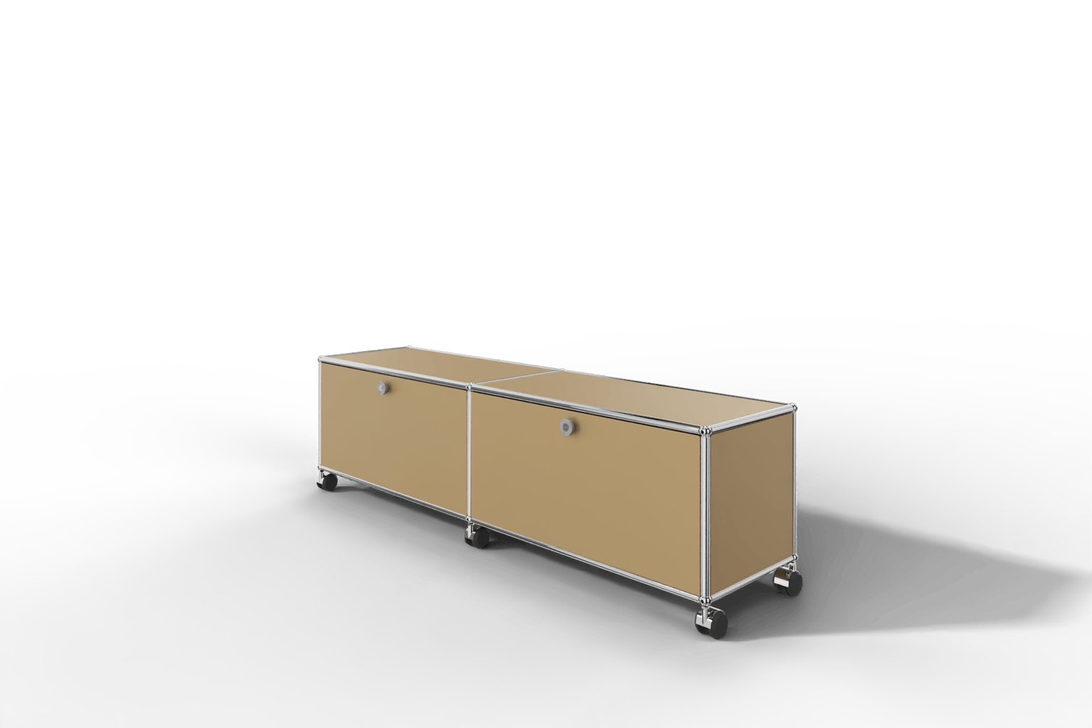 USM Haller Lowboard auf Rollen und mit 2 Klapptüren Produktbild