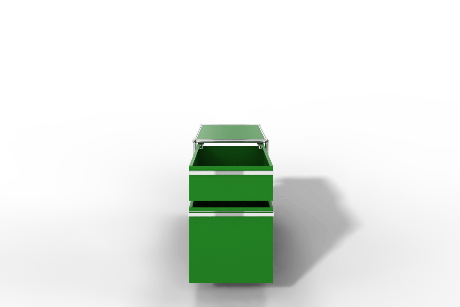 USM Haller Rollcontainer mit Hängeregistratur, wahlweise abschließbar. 14 Farben konfigurierbar. Produktbild