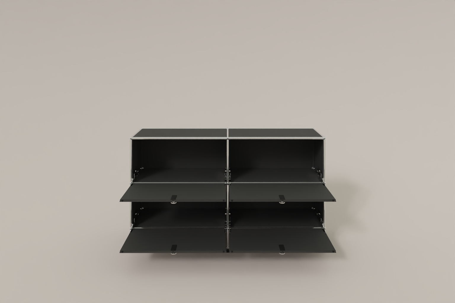 USM Haller Sideboard, mit 4 Klapptüren und Sockel von Paul Schärer & Fritz Haller Produktbild
