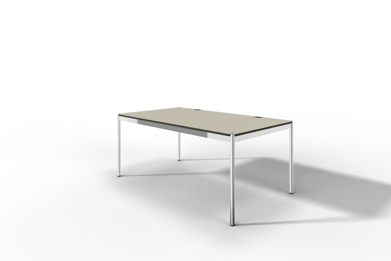 USM Haller Tisch Plus,Tiefe 1000 mm, Oberfläche Linoleum Produktbild