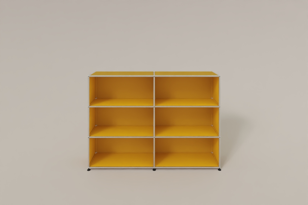 USM Haller Highboard mit 6 offenen Fächern in 14 Farben Produktbild