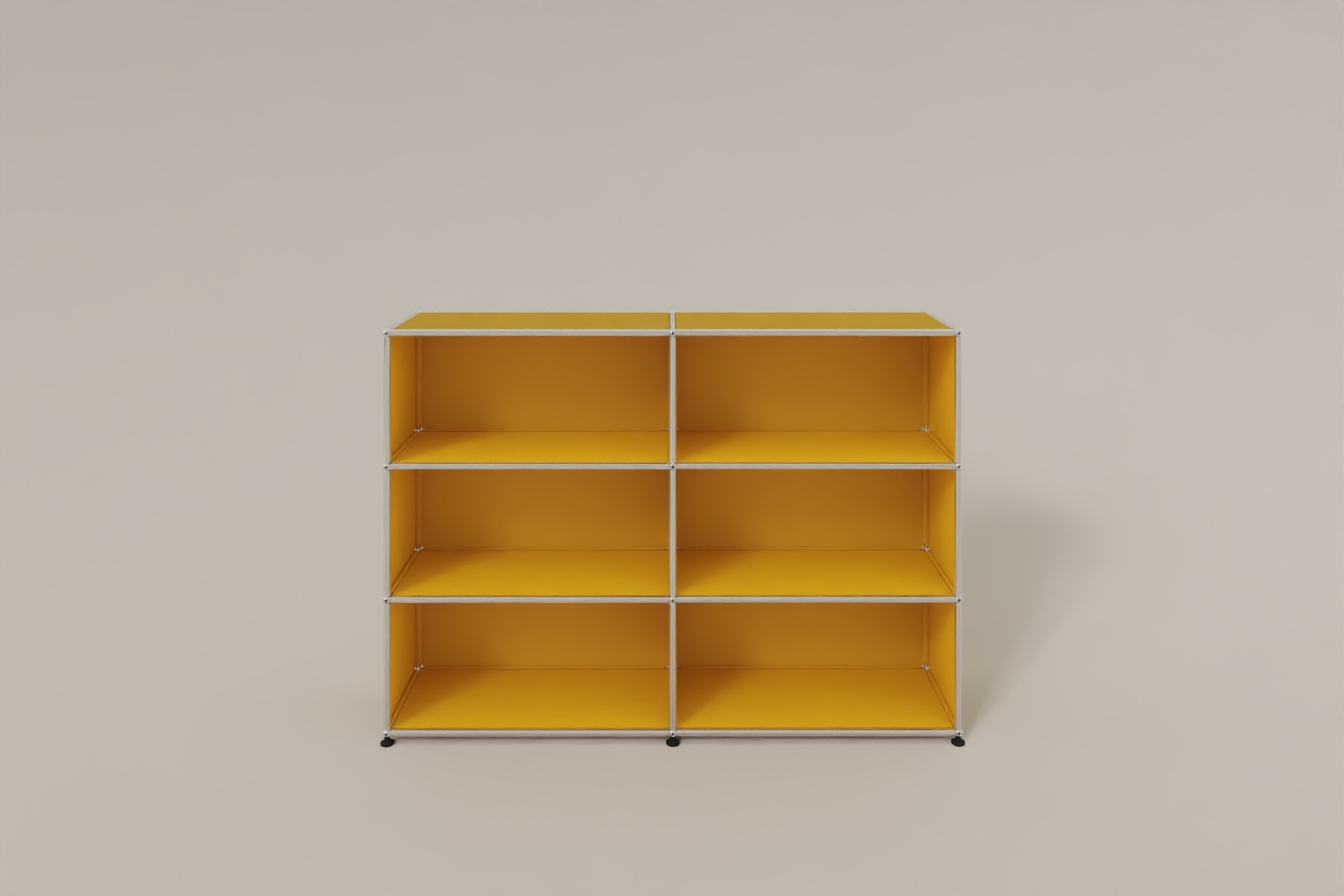 USM Haller Highboard mit 6 offenen Fächern in 14 Farben Produktbild