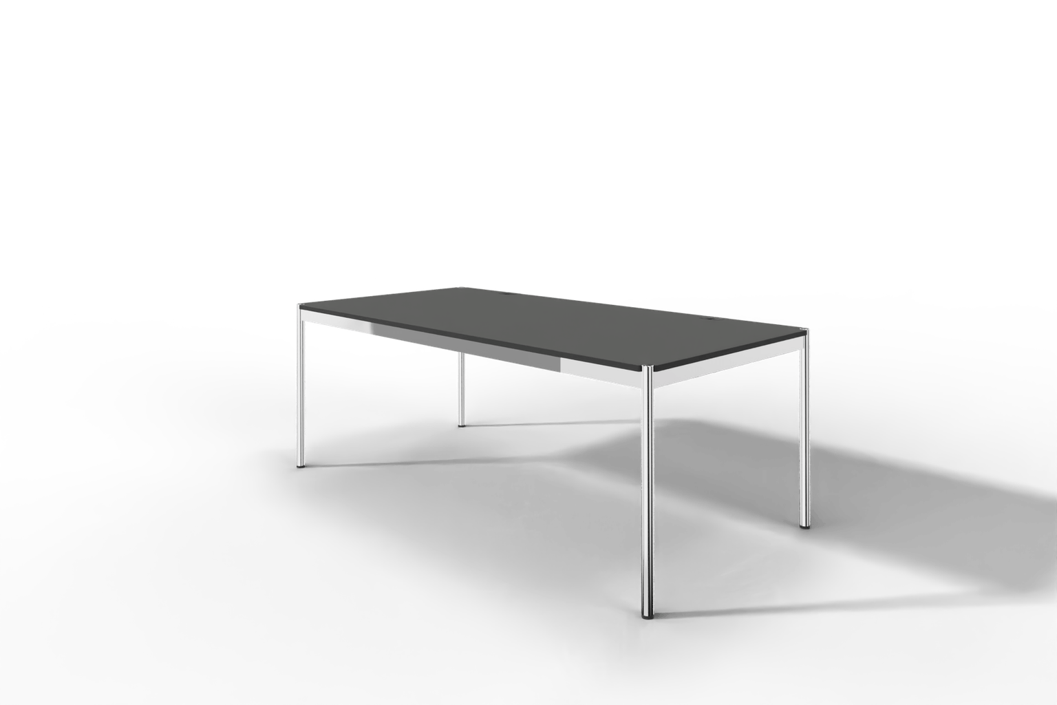 USM Haller Tisch Plus,Tiefe 1000 mm, Oberfläche Linoleum Produktbild