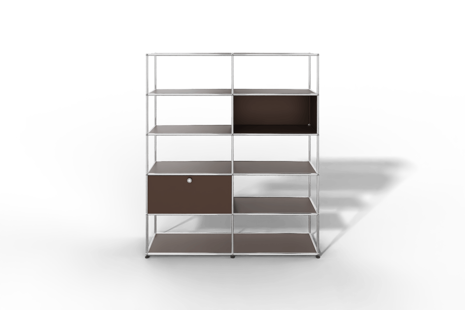 USM Haller Regalwand, offene und geschlossene Fächer kombiniert Produktbild