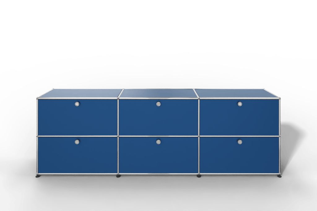 USM Haller Sideboard, mit 6 Klapptüren, von Paul Schärer & Fritz Haller