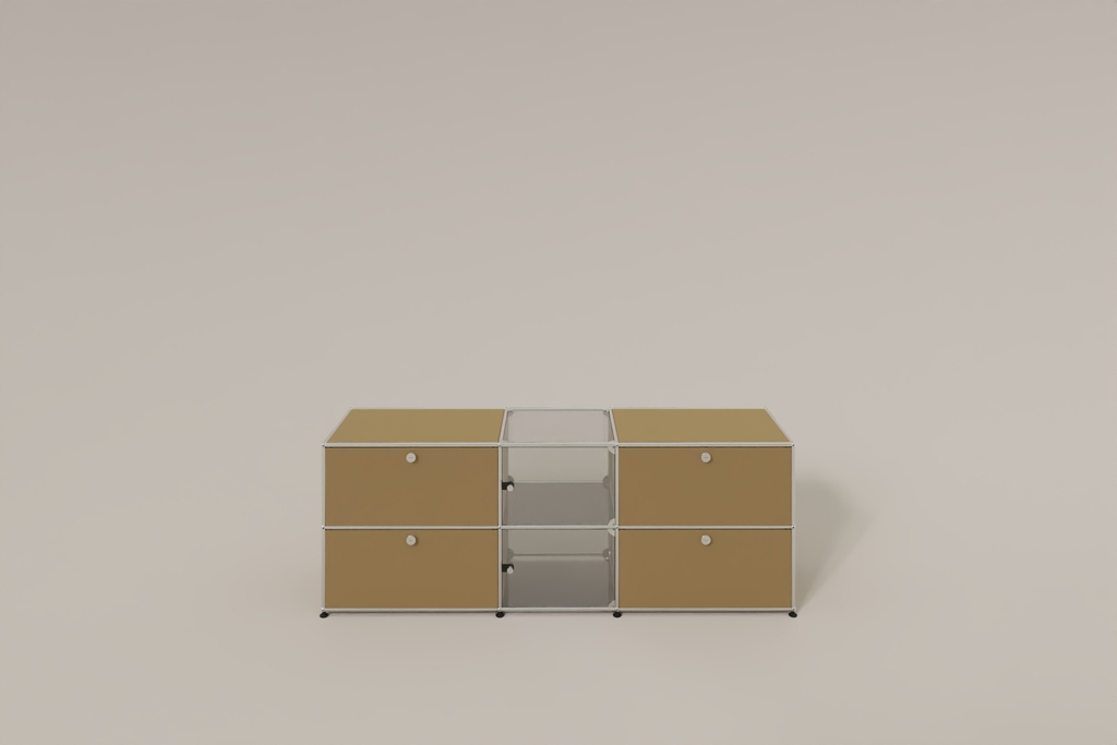 USM Haller Sideboard mit Vitrinen-Element Produktbild
