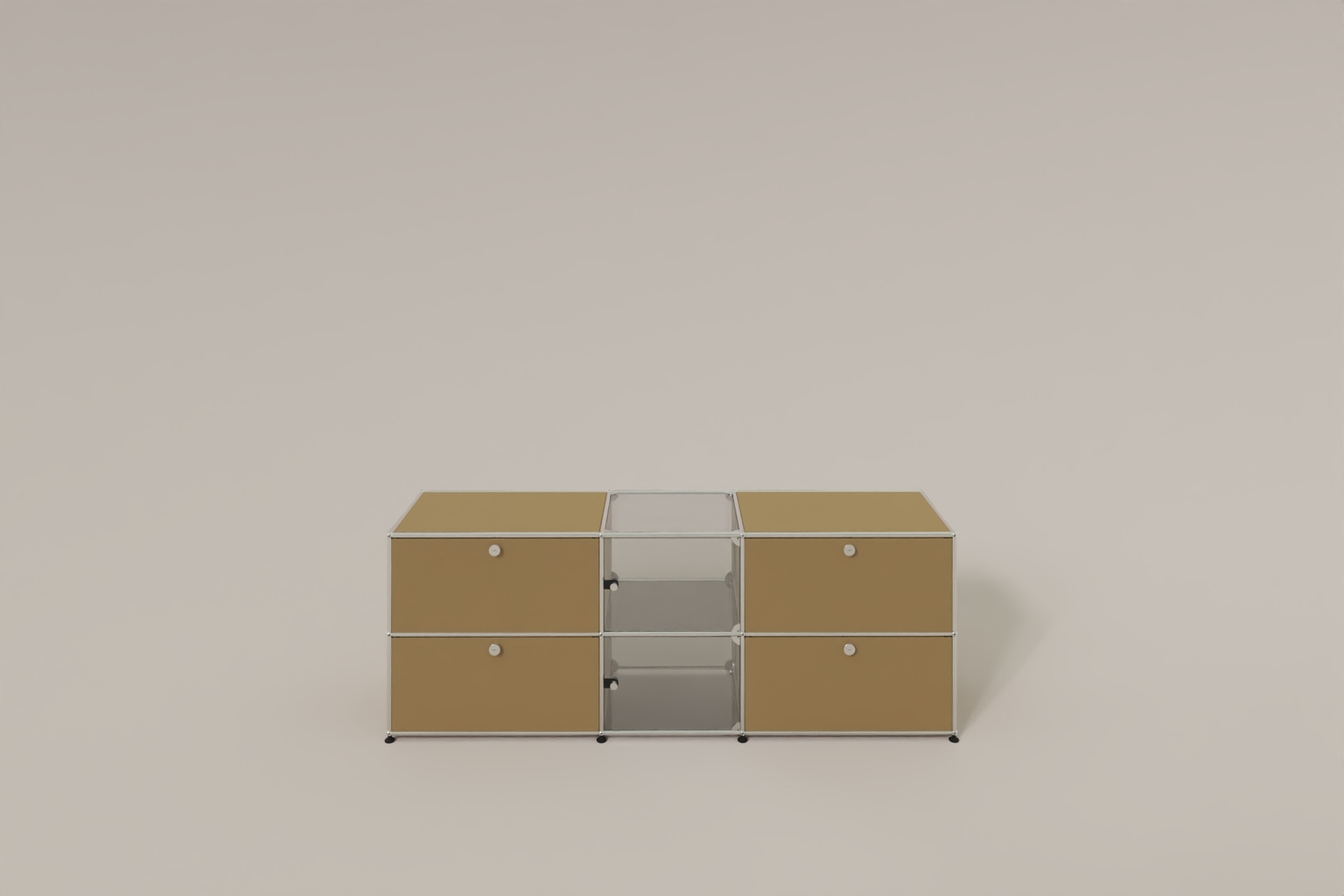USM Haller Sideboard mit Vitrinen-Element Produktbild