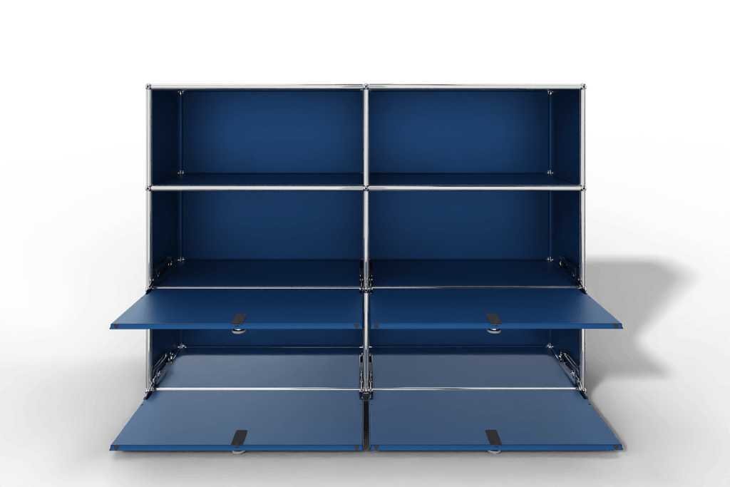 USM Haller Highboard mit 4 Klapptüren und 2 offenen Fächern Produktbild