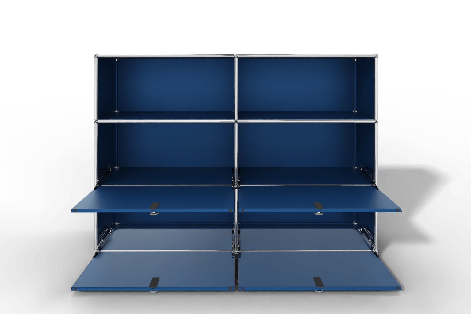USM Haller Highboard mit 4 Klapptüren und 2 offenen Fächern Produktbild