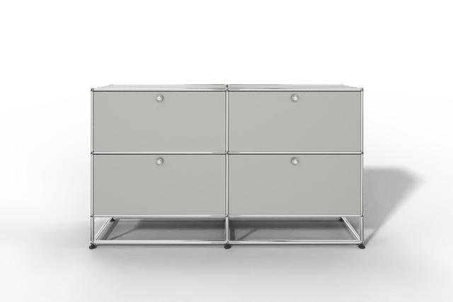 USM Haller Sideboard, mit 4 Klapptüren und Sockel von Paul Schärer & Fritz Haller