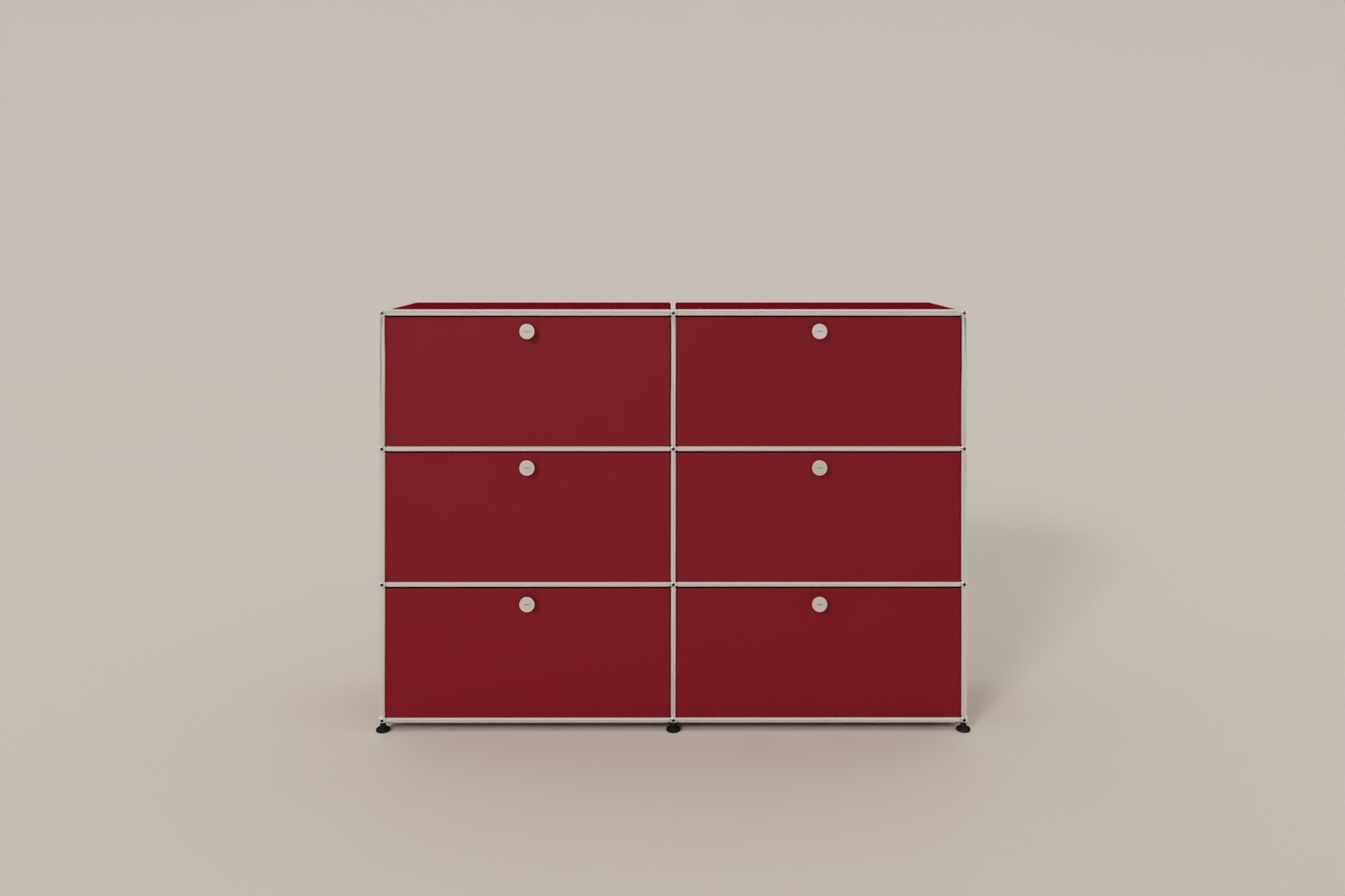 USM Haller Highboard, mit 6 Klapptüren, von Paul Schärer & Fritz Haller Produktbild