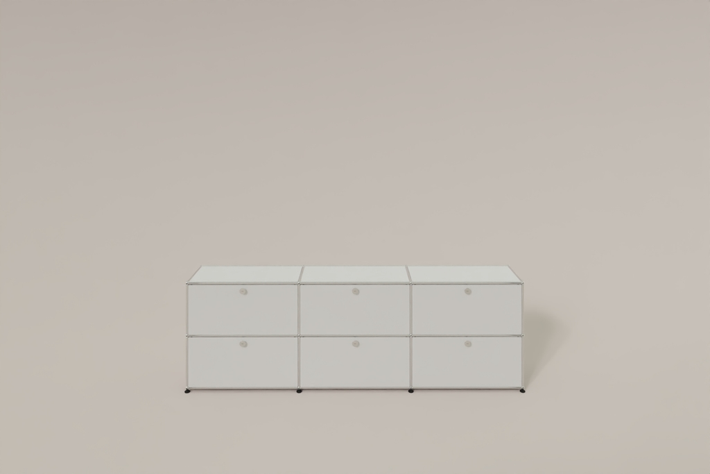 USM Haller Sideboard, mit 6 Klapptüren, von Paul Schärer & Fritz Haller Produktbild